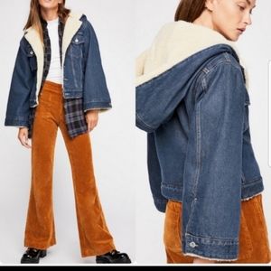Levi's rare trucker sherpa jacket